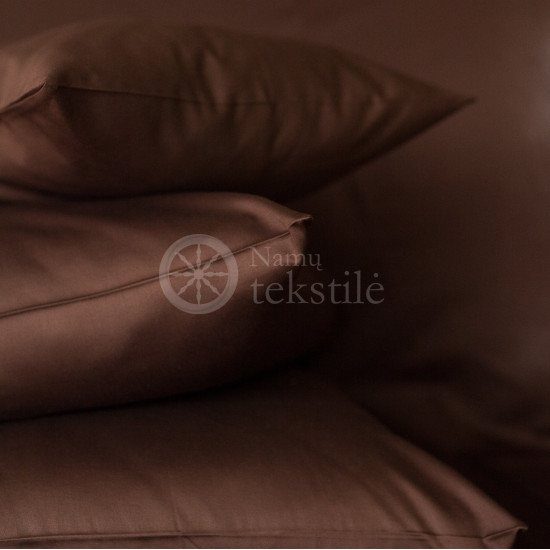 Satin pillowcase 40x60 (brown)